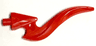 Wave Rounded Curved Single with Bar End and Triangular Base (Flame)