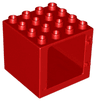 Duplo Door / Window Frame 4 x 4 x 3 Thin Top