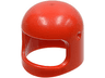 Minifigure, Headgear Helmet Space / Town with Thin Chin Strap - with Visor Dimples