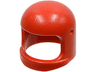 Minifigure, Headgear Helmet Space / Town with Thick Chin Strap - with Visor Dimples