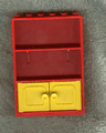 Fabuland Cupboard 2 x 6 x 7 with Yellow Doors