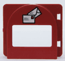 Duplo Door / Window Pane Mailbox 1 x 4 x 3 Raised with Envelopes Pattern
