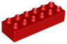 Duplo, Brick 2 x 6