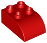 Duplo, Brick 2 x 3 Slope Curved