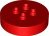 Duplo, Brick Round 4 x 4 Flat Top Thick with 2 x 2 Studs