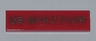 Tile 1 x 4 with 'MS-xxxxxxxx' (variable) Pattern