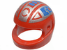 Minifigure, Headgear Helmet Motorcycle (Standard) with Blue and Silver Spyrius Pattern