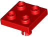 Plate, Modified 2 x 2 with Pin on Bottom