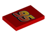 Tile 2 x 3 with Cars '95' Pattern