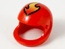Technic, Figure Accessory Helmet with Flame Pattern