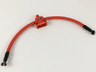 Torso, Modified Female Orange Belt and Incredibles Symbol Pattern / Red Long Rubber Arms with Black Cuffs Pattern / Black Hands