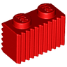 Brick, Modified 1 x 2 with Grille / Fluted Profile
