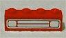 Brick 1 x 4 with Car Grille Chrome Pattern (Surface Print)