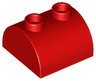 Slope, Curved 2 x 2 Double with 2 Hollow Studs