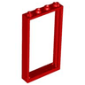 Door, Frame 1 x 4 x 6 with 4 Holes on Top and Bottom