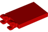 Tile, Modified 2 x 3 with 2 Open O Clips