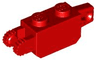 Hinge Brick 1 x 2 Locking with 1 Finger Vertical End and 2 Fingers Vertical End
