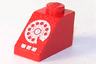 Slope 45 2 x 1 with White Rotary Phone Dial and Buttons Pattern