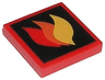 Tile 2 x 2 with Classic Fire Logo Large Pattern