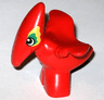 Duplo Dinosaur Pteranodon Baby with Green and Yellow Around Eyes Pattern