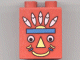 Duplo, Brick 2 x 2 x 2 with Indian Totem Pole Pattern