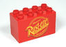 Duplo, Brick 2 x 4 x 2 with Rust-Eze Logo Pattern