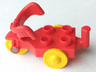 Duplo Tricycle with 4 Studs and Yellow Wheels