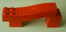 Duplo Road Section, Incline with 4 studs at Bottom, Bumpy Edges