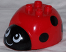 Duplo Insect Body with 2 x 2 Studs with Ladybug Pattern