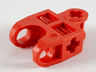Technic, Axle Connector 2 x 3 with Ball Joint Socket - Open Sides, Angled Forks with Closed Axle Holes