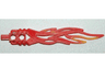 Bionicle Weapon Toa Flame Sword 2 x 12 with 2 Pin Holes and Marbled Bright Light Orange Pattern