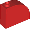 Slope, Curved 3 x 1 x 2 with Hollow Stud