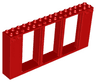 Door, Frame 2 x 16 x 6 with 3 Openings and 2 Studs on Either Side on Front