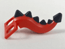 Minifigure Costume Tail Dragon with Black Spikes Pattern