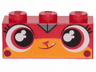 Brick 1 x 3 with Cat Face Wide Eyes and Smiling Pattern (Calm-Down Kitty)