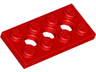 Technic, Plate 2 x 4 with 3 Holes
