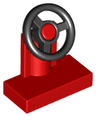 Vehicle, Steering Stand 1 x 2 with Black Steering Wheel