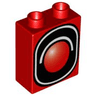Duplo, Brick 1 x 2 x 2 with Traffic Signal Single Pattern