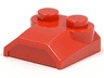 Slope, Curved 2 x 2 x 2/3 with 2 Studs and Curved Sides, Lip End