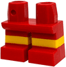 Legs Short with Molded Horizontal Yellow Stripes  Pattern