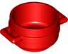 Minifigure, Utensil Pot Cauldron 3 x 3 x 1 & 3/4 with Handles