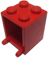 Container, Box 2 x 2 x 2 - Solid Studs