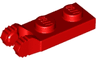 Hinge Plate 1 x 2 Locking with 2 Fingers on End