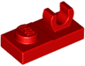 Plate, Modified 1 x 2 with Open O Clip on Top