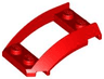 Wedge 4 x 3 Open with Cutout and 4 Studs