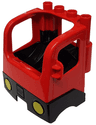 Duplo Cabin Truck Semi-Tractor Cab with Black Base