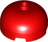 Brick, Round 3 x 3 x 1 1/3 Dome Top - Open Stud