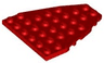 Wedge, Plate 7 x 6 with Stud Notches (Boat Bow Plate)