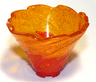 Tornado of Spinjitzu Narrow with Molded Glitter Trans-Orange Top Pattern