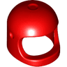 Minifigure, Headgear Helmet Space / Town with Thick Chin Strap - with Visor Dimples (Reissue with Top Dimple)